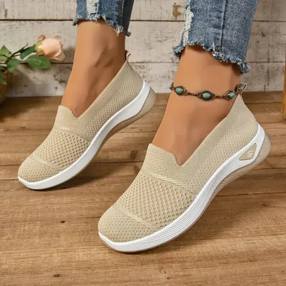 Women's Breathable Slip-On Orthopaedic Trainers